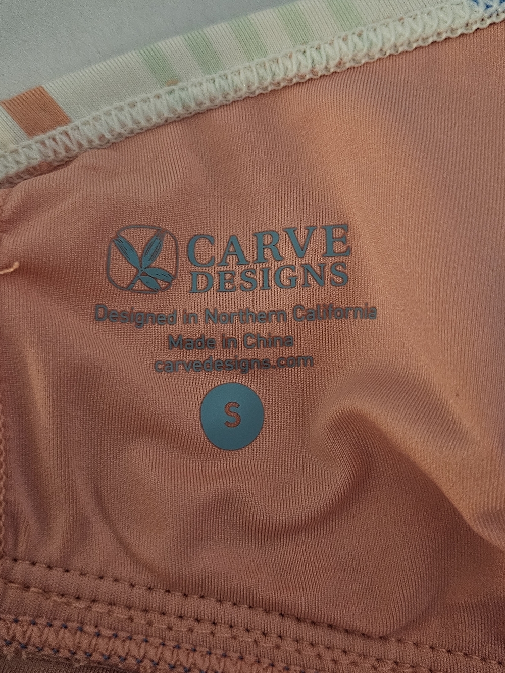 Carve Designs Tankini Swim Top Colorblock Halter Size Small Flowy - Picture 5 of 6